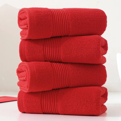 Vibrant Red Everyday Comfort Towels