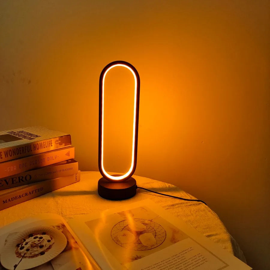 Three-Color Dimming LED Bedside Lamp