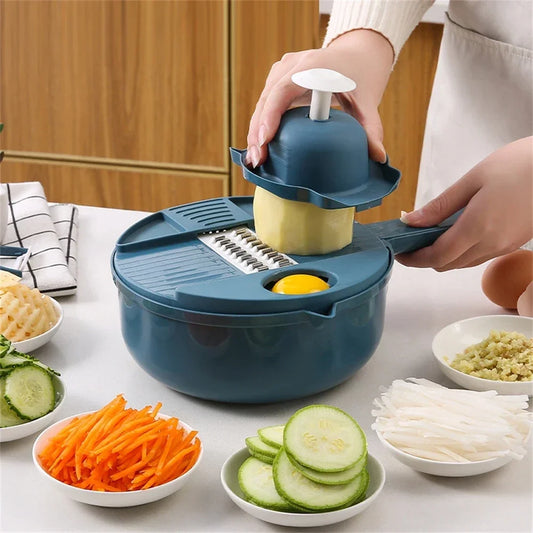 Multifunctional Manual Vegetable Cutter Chopper