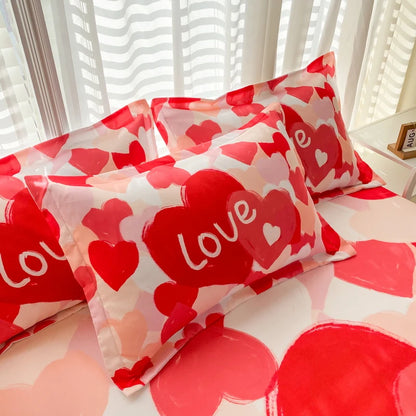 Love-Inspired Fitted Bedding Set