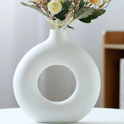 Ceramic Circle Vase