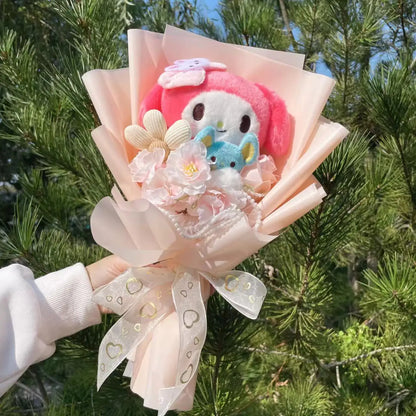 Plush Doll Bouquet Gift Box