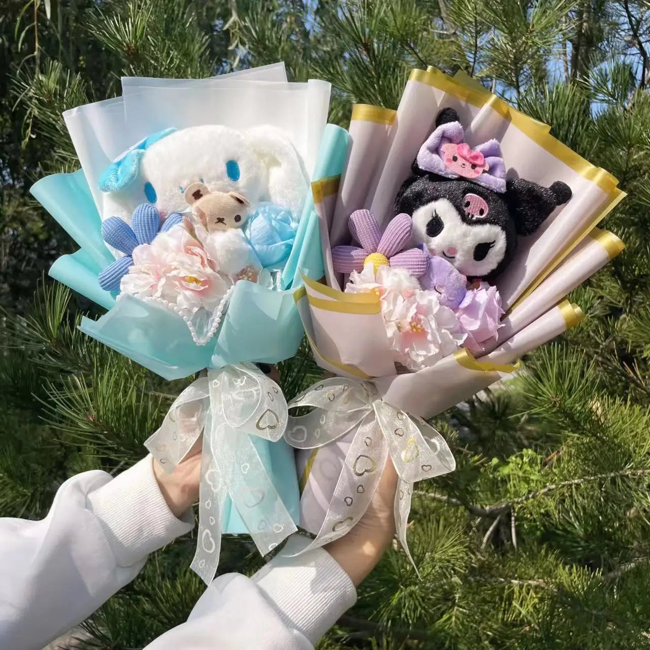 Plush Doll Bouquet Gift Box