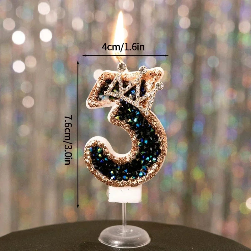 Crown Numbered Candles