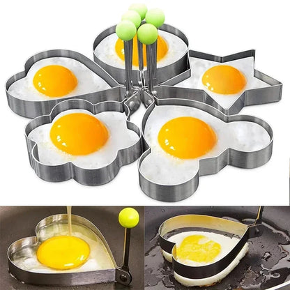 Stainless Steel Heart Egg Mold