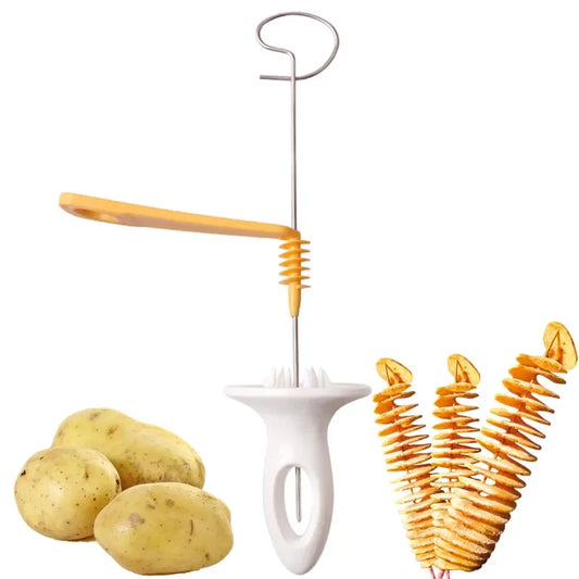 Stainless Steel Potato Spiral Slice Cutter