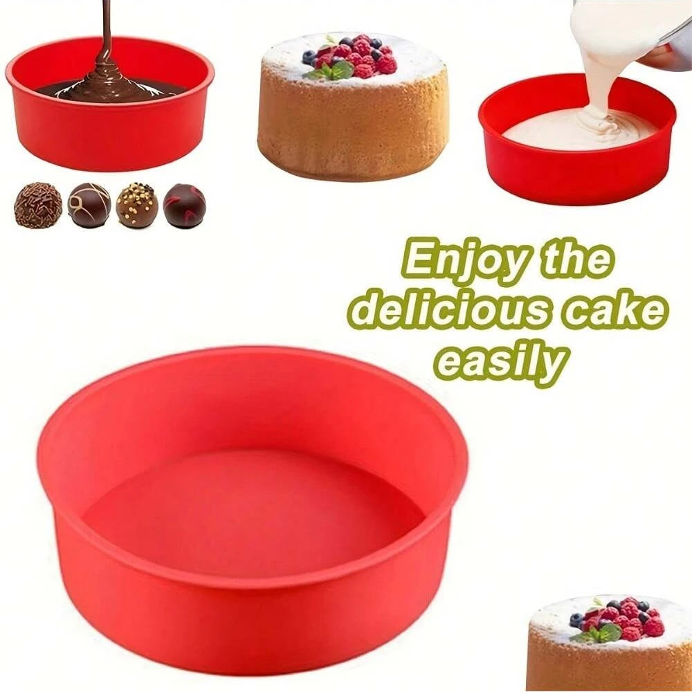 Round Silicone Cake Pan Mold