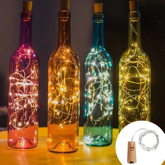 LED Wine Bottle Cork Lights