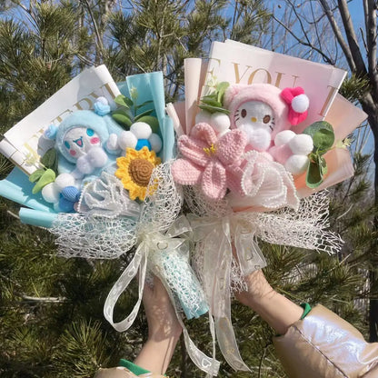 Plush Doll Bouquet Gift Box