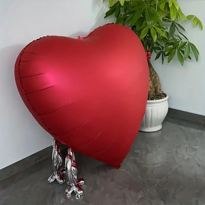 60" Heart-Shaped Foil Balloon