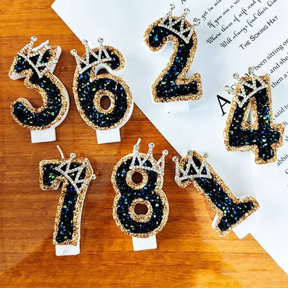 Crown Numbered Candles