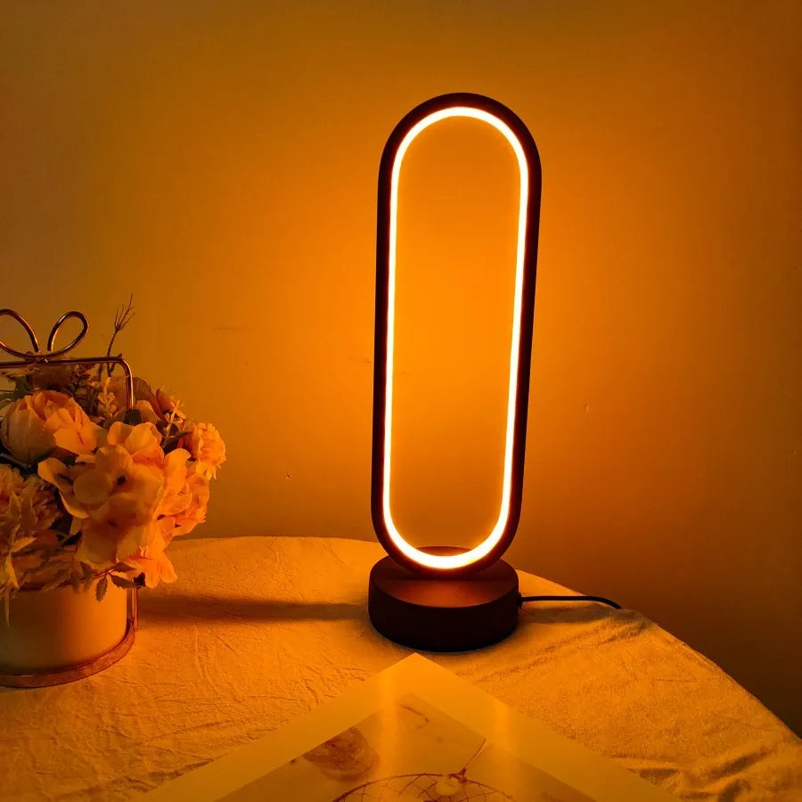 Three-Color Dimming LED Bedside Lamp