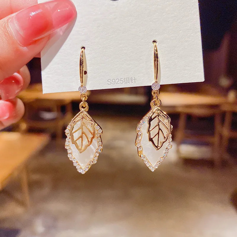 Irregular Square Gold Earrings