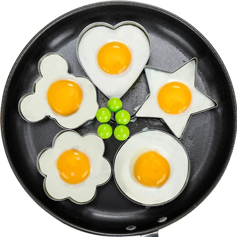 Stainless Steel Heart Egg Mold