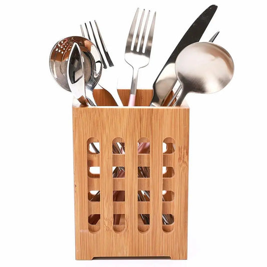 Square Bamboo Kitchen Storage Container