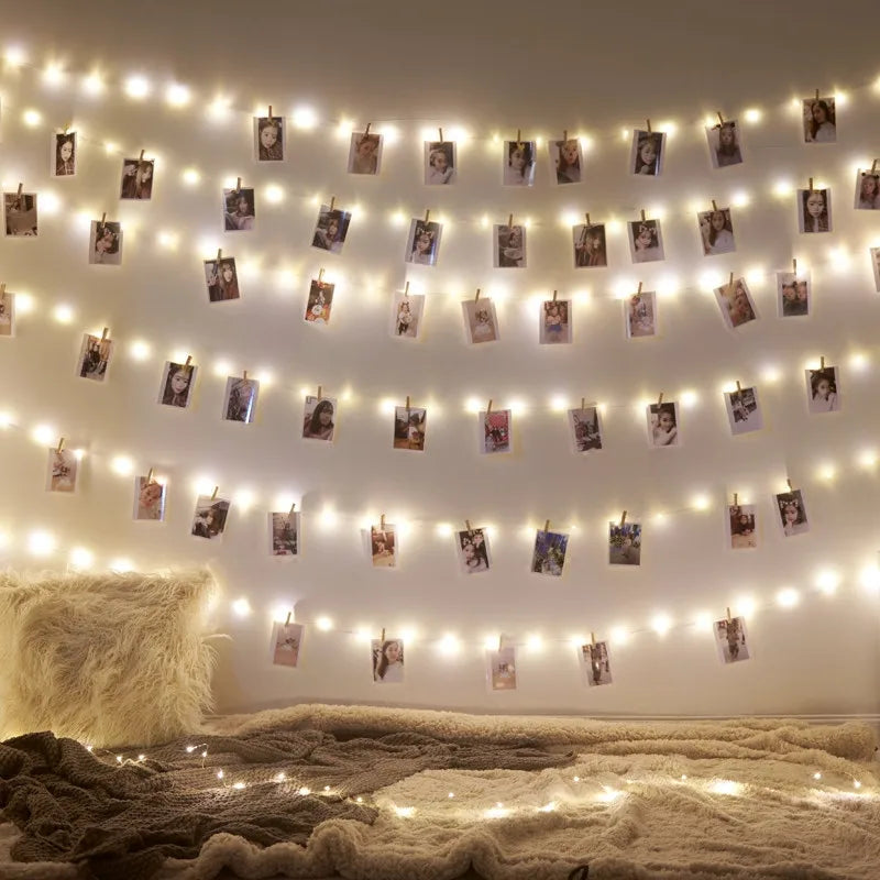 LED Photo Clip String Lights