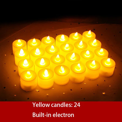 Glow LED Candle Set