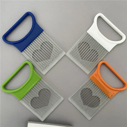 Colorful Stainless Steel Onion Slicer