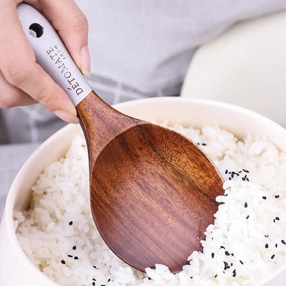 Natural Teak Wood Kitchen Tool Set