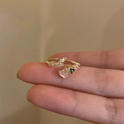 Silver Zirconia Snake Ring