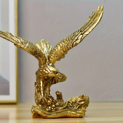 Elegant Nordic Modern Eagle Sculpture