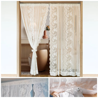 Romantic Lace Rod Pocket Curtain