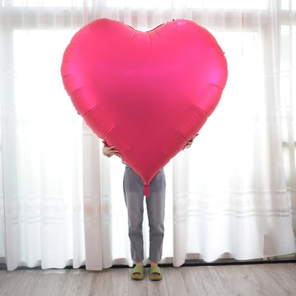 60" Heart-Shaped Foil Balloon