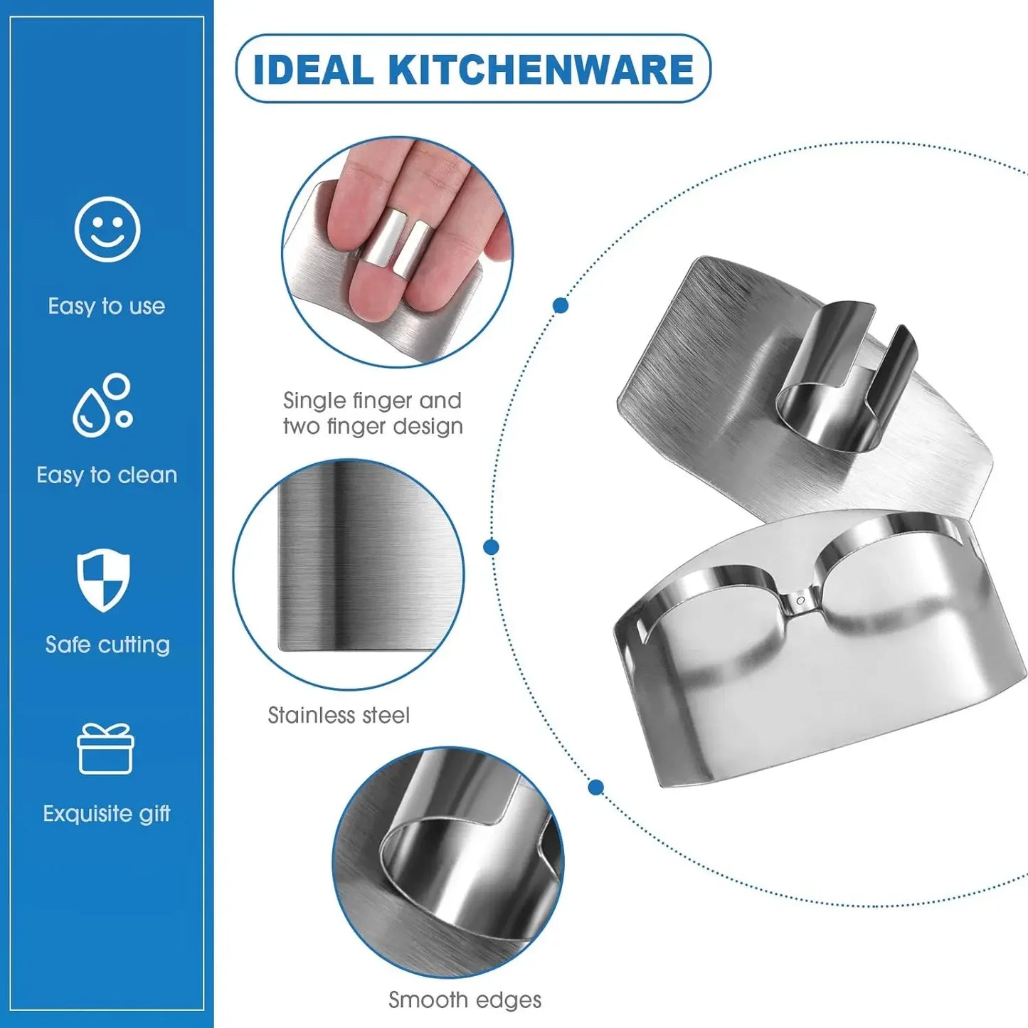 Adjustable Stainless Steel Finger Guard