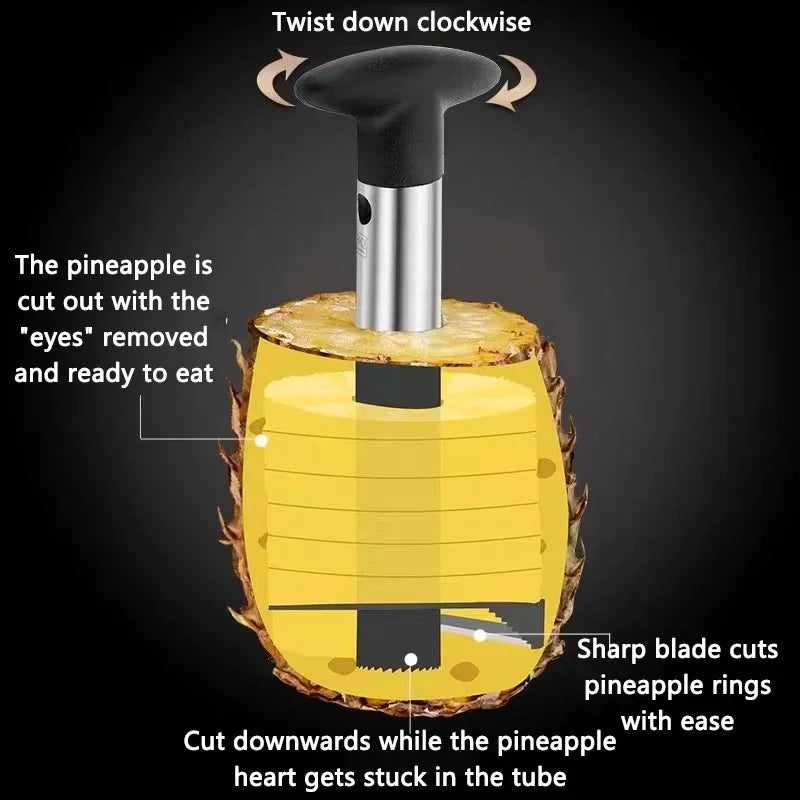 Stainless Steel Pineapple Slicer Cutter Kitchen Tool