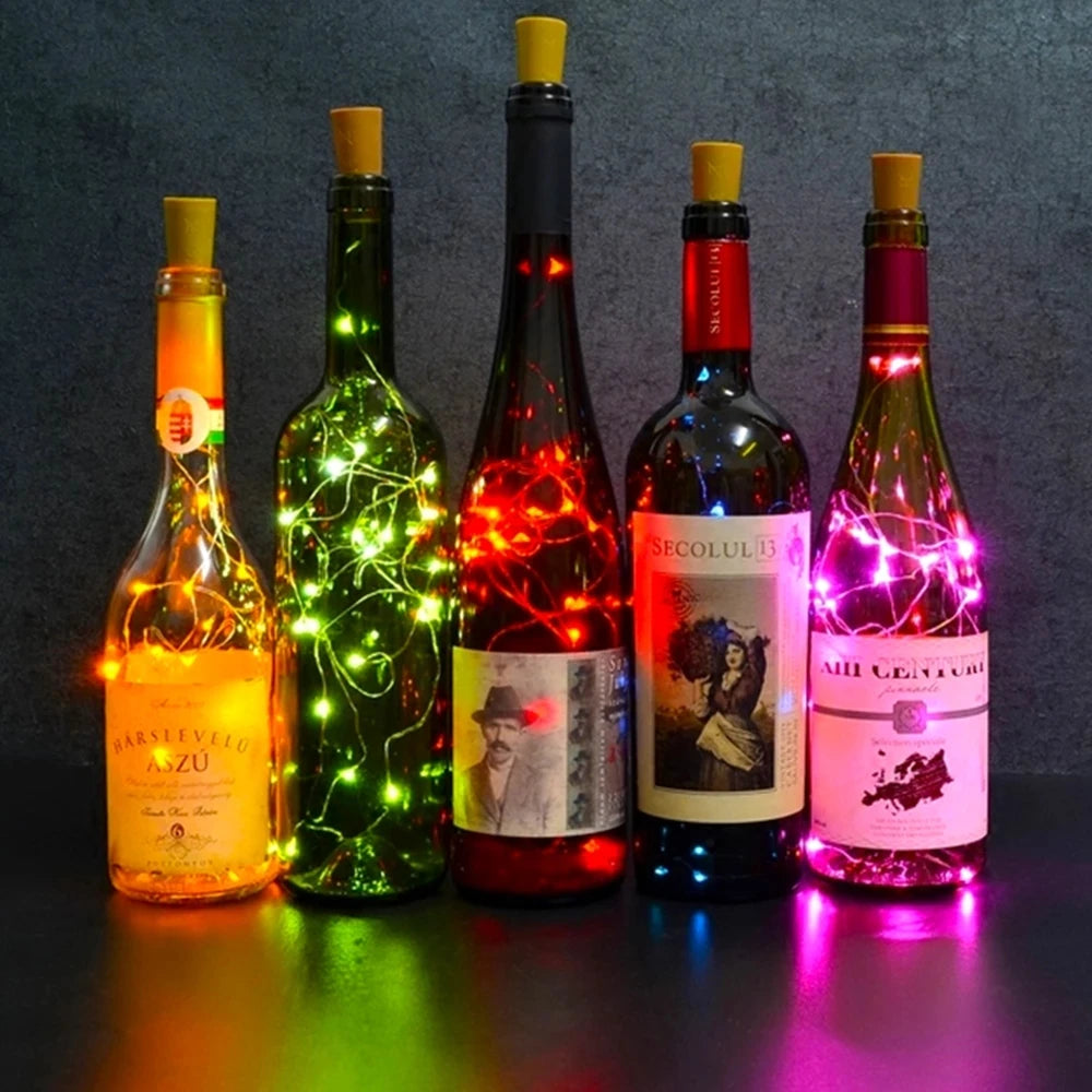 LED Wine Bottle Cork Lights