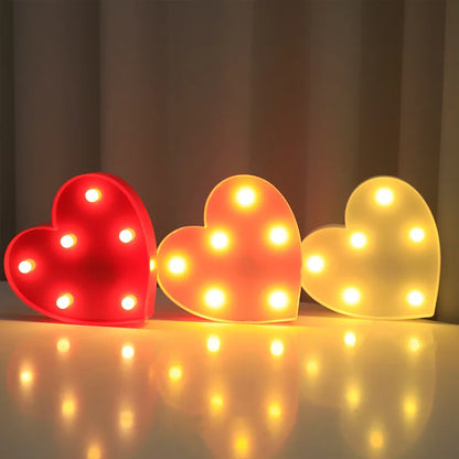 Love Heart LED Lamp