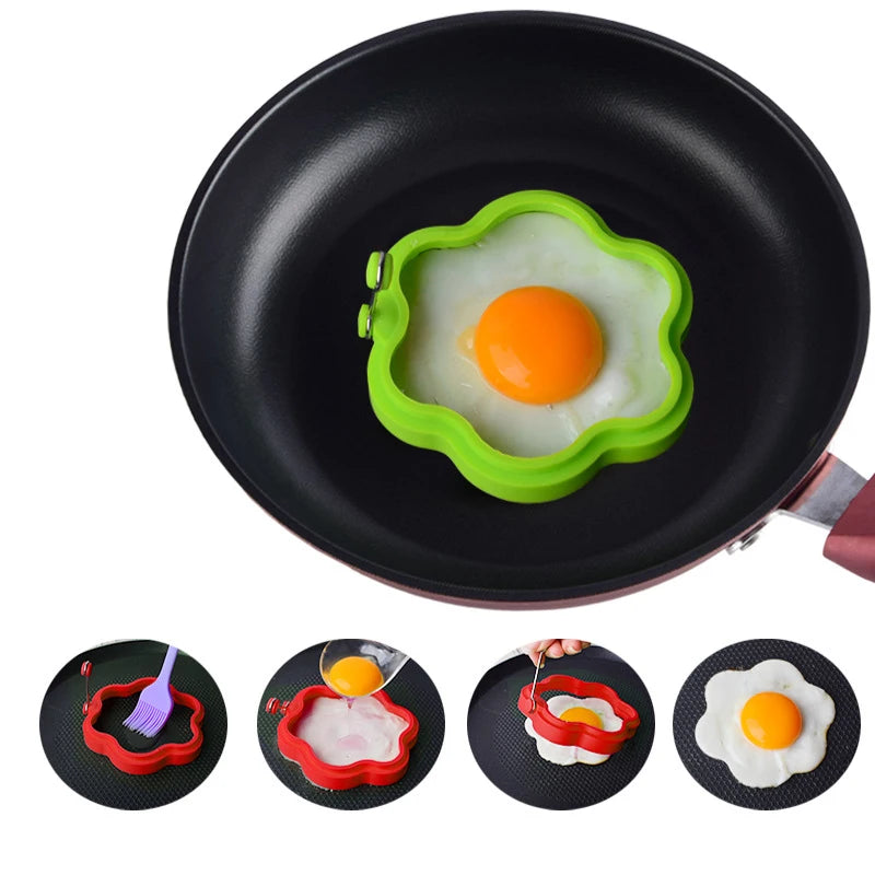 Cartoon Silicone Egg Fryer