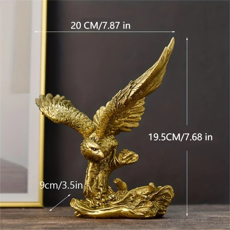 Elegant Nordic Modern Eagle Sculpture