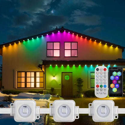 20M RGB Outdoor Bluetooth LED Lights