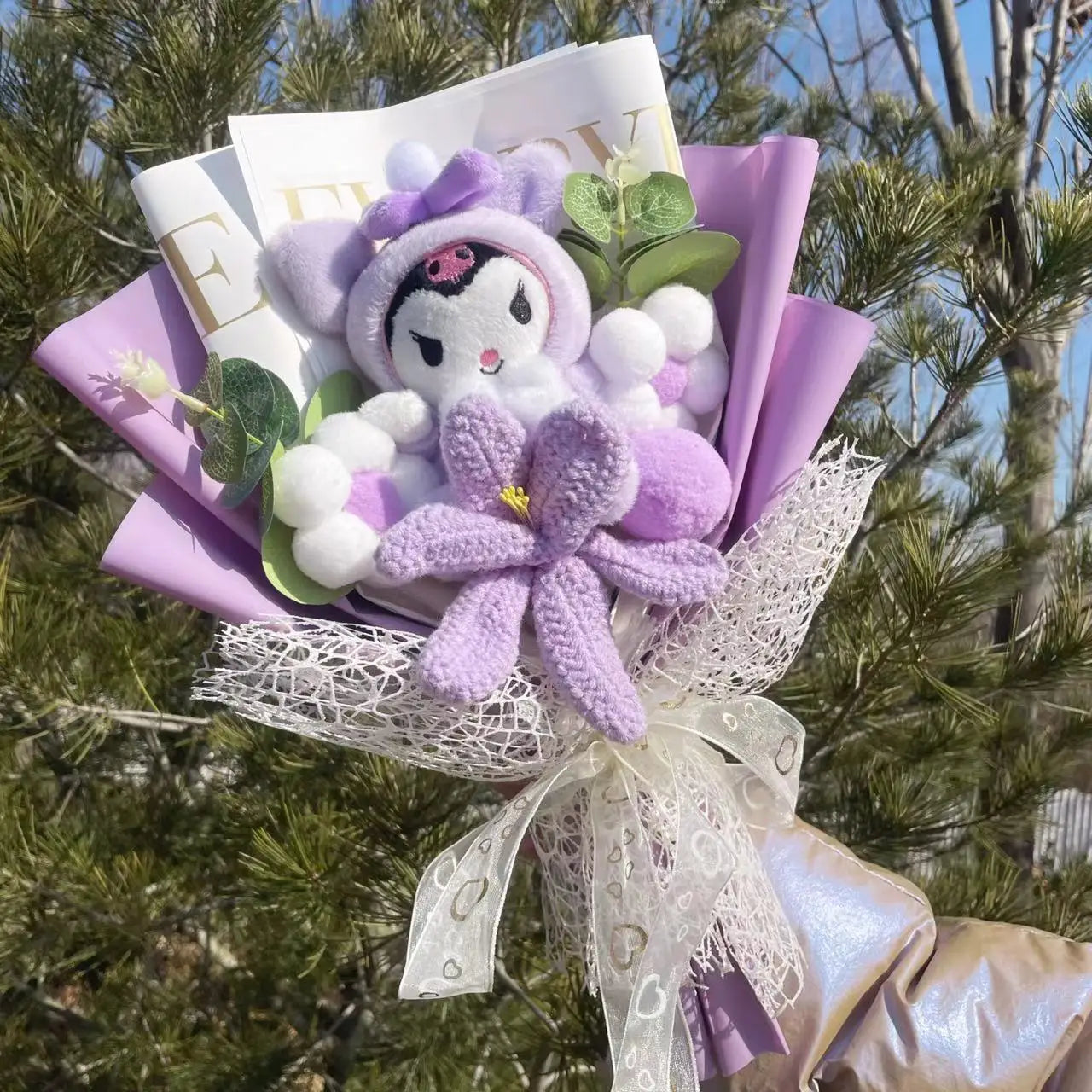 Plush Doll Bouquet Gift Box