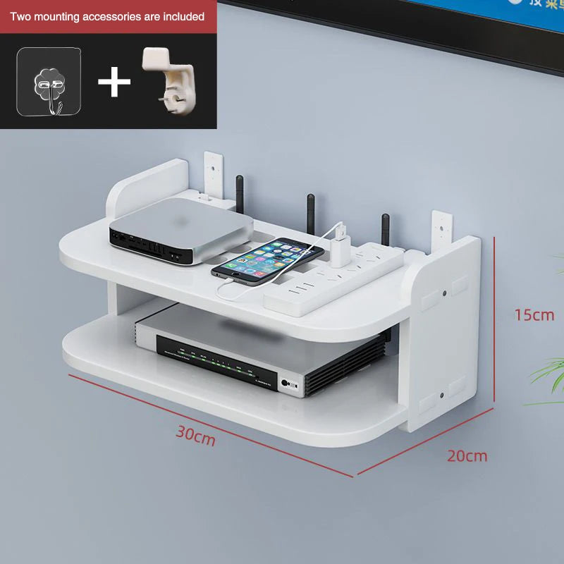 Wall-Mounted Wifi Storage Shelf