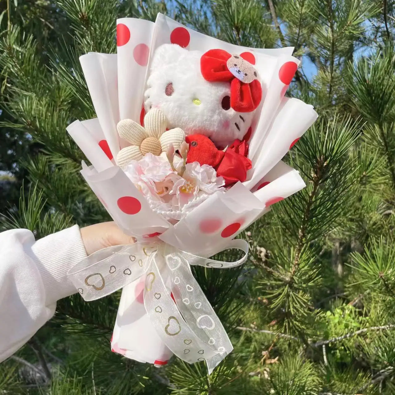 Plush Doll Bouquet Gift Box