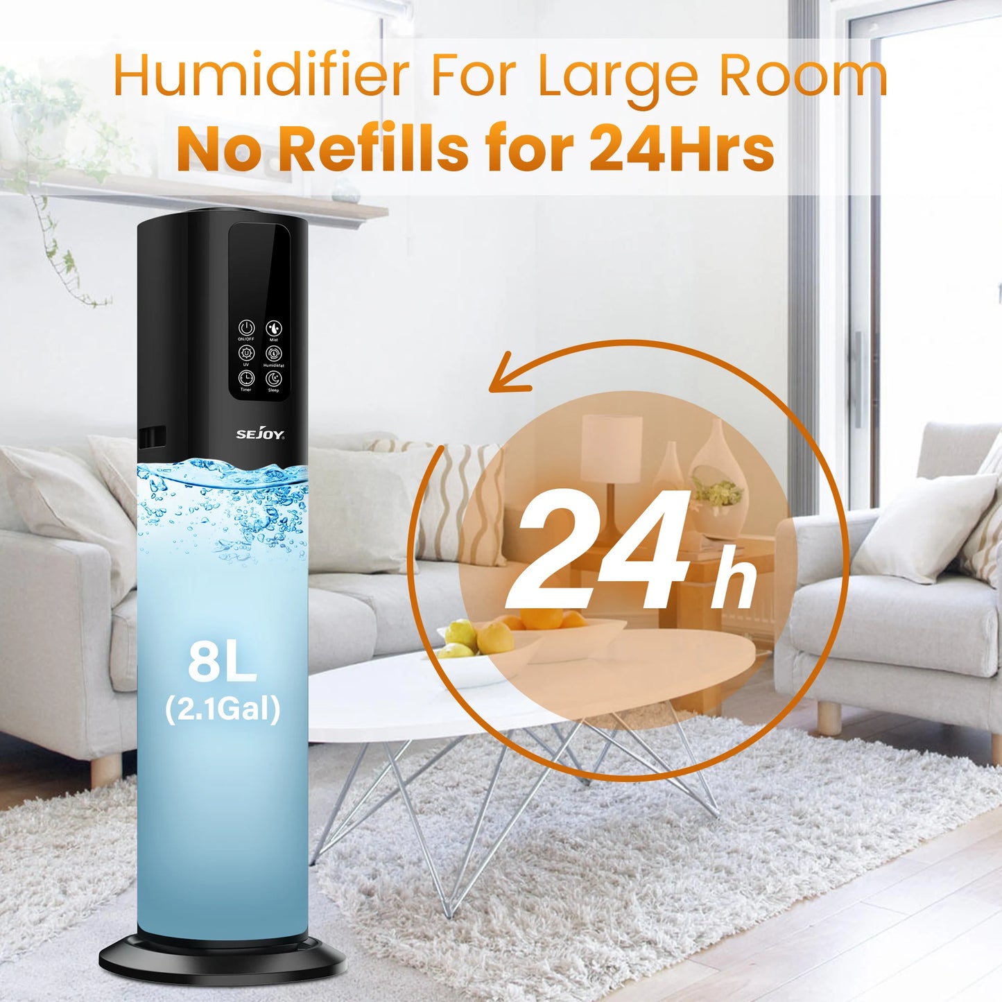 Sejoy 8L Electric Air Humidifier