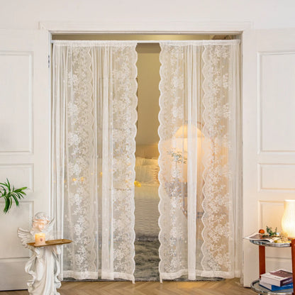 Romantic Lace Rod Pocket Curtain