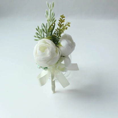 Men's Wedding Corsage Boutonnieres Roses