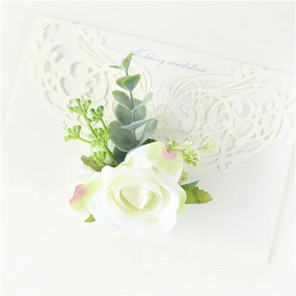 Men's Wedding Rose Corsage Brooch