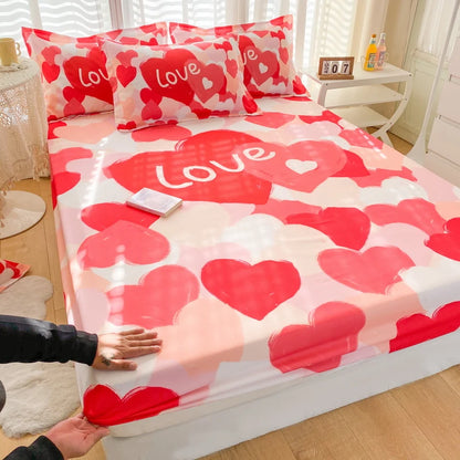 Love-Inspired Fitted Bedding Set