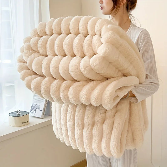 Luxury Rabbit Velvet Winter Blanket