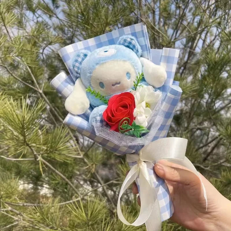 Plush Doll Bouquet Gift Box