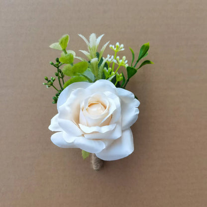 Men's Wedding Corsage Boutonnieres Roses