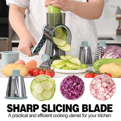 3-in-1 Manual Vegetable Cutter and Slicer