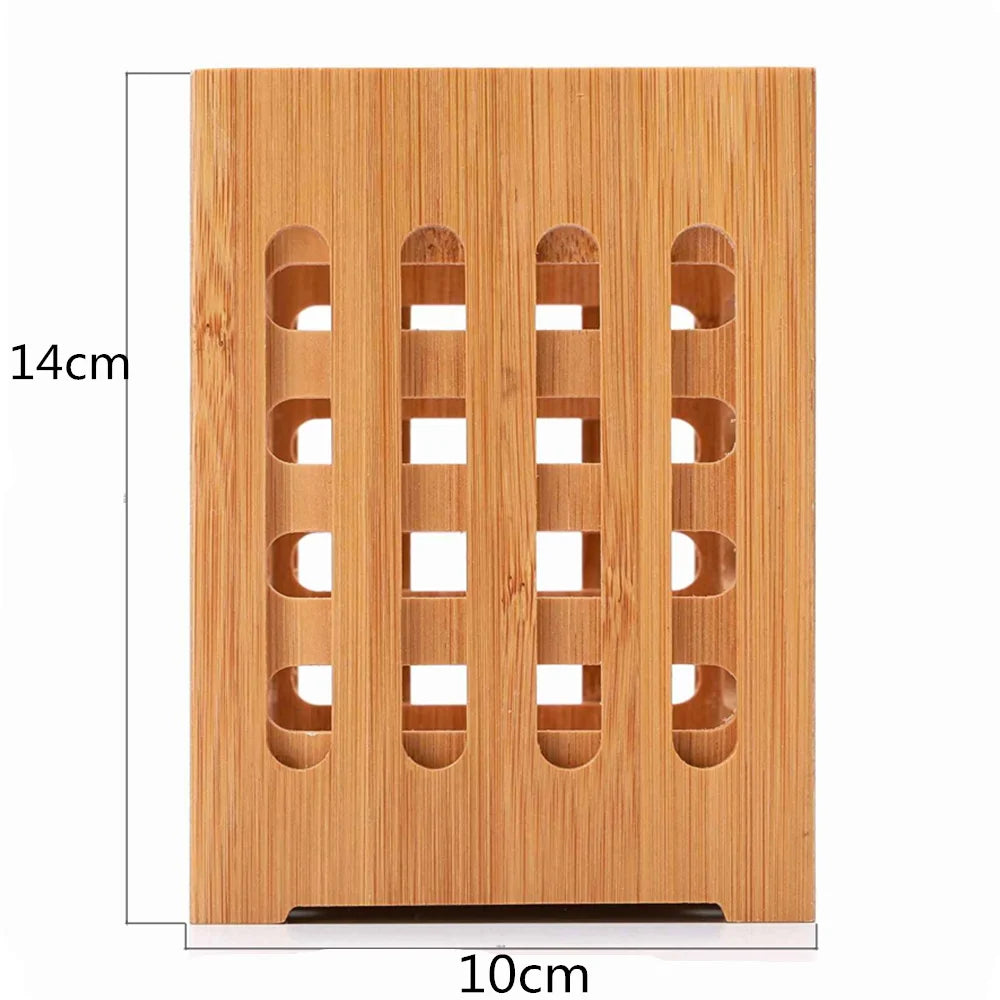 Square Bamboo Kitchen Storage Container