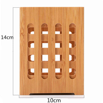 Square Bamboo Kitchen Storage Container