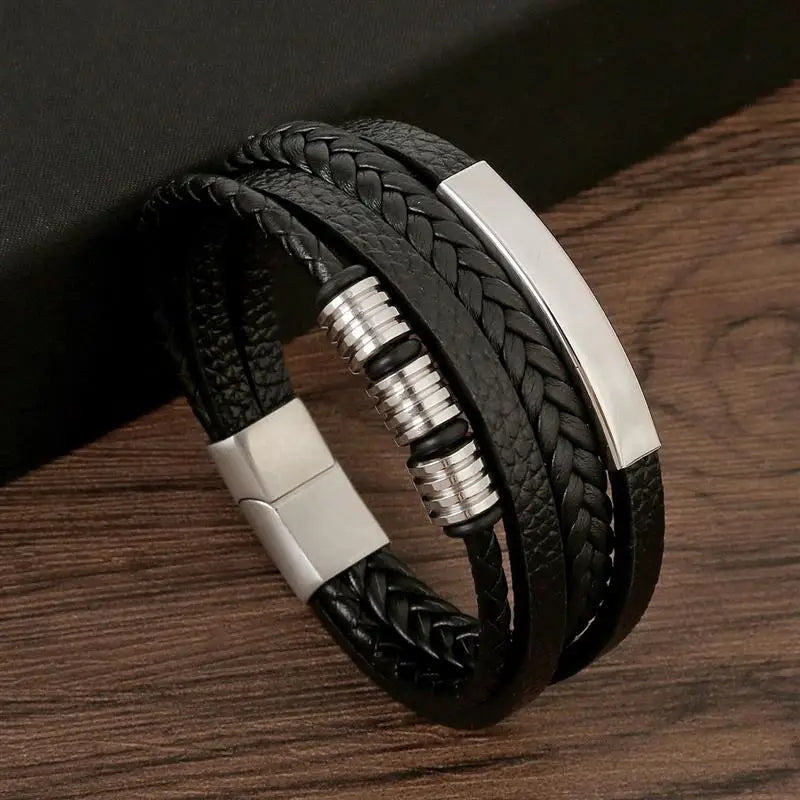 Leather Multi-Layer Bracelet