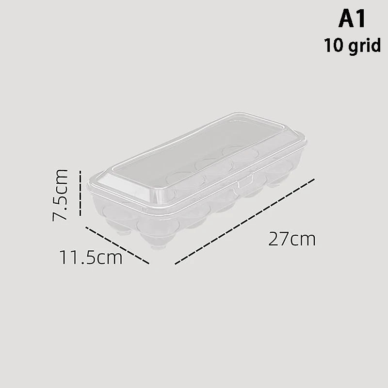 Portable Transparent Egg Storage Box